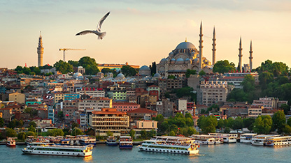 İstanbul'da gün batımı